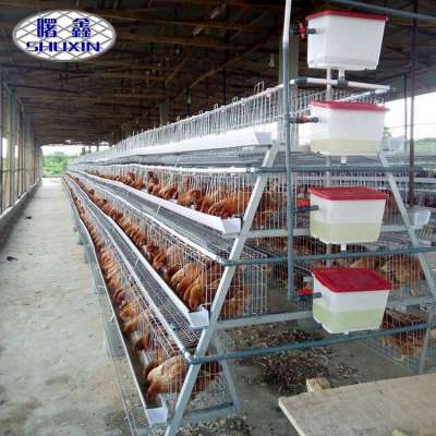 Egg laying hen battery layer cage for poultry farm